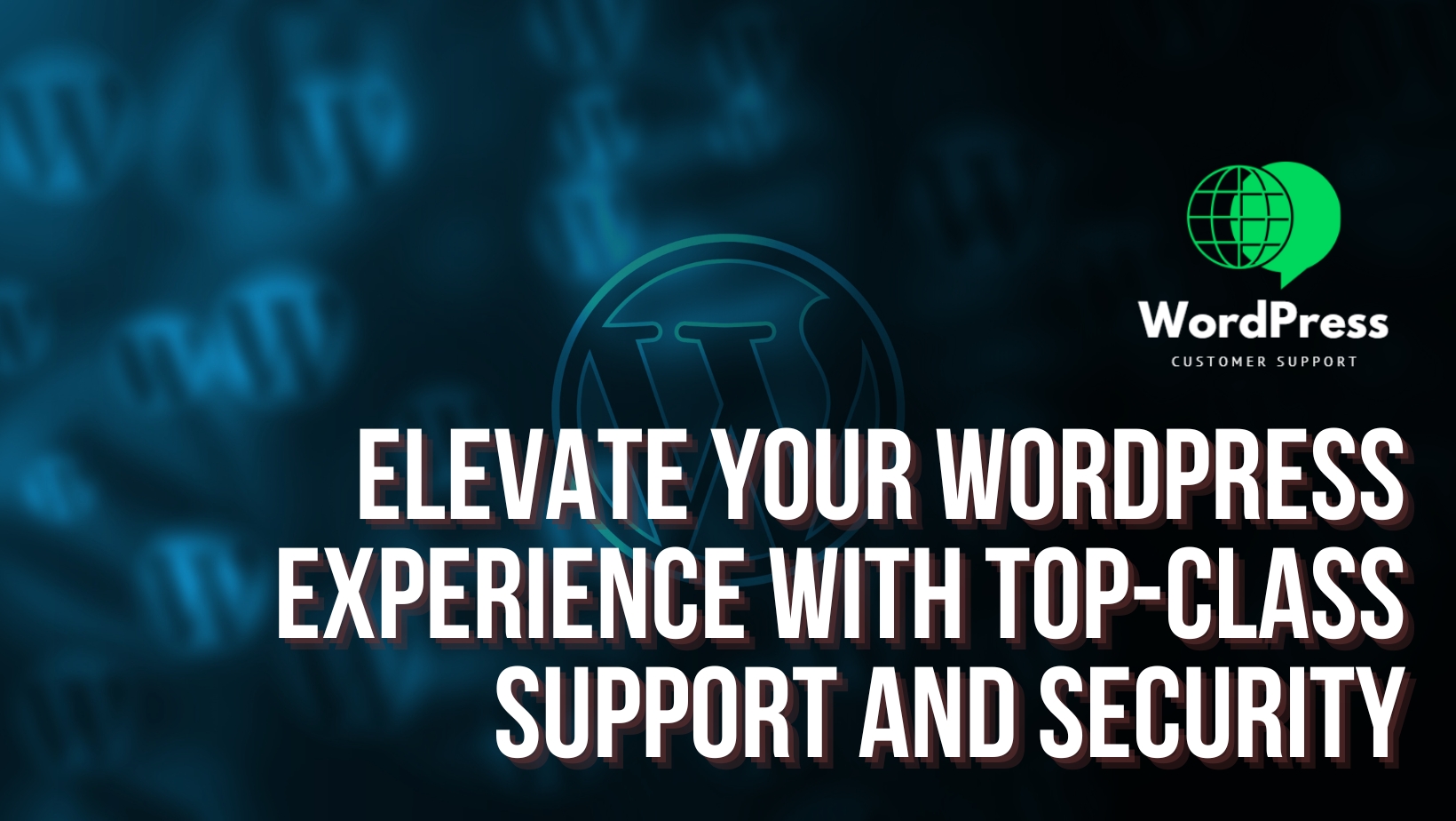 Elevate Your WordPress Experience with Top-Class Support and Security